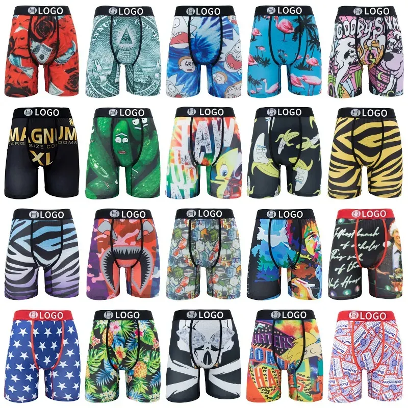 Fashion psdmen Mens Boxers Fashion psdmen Underwear Boxer Cueca Male Pantiesy Lingerie Men Underpants Boxer Men Desinger Briefs Sexy S-2XL