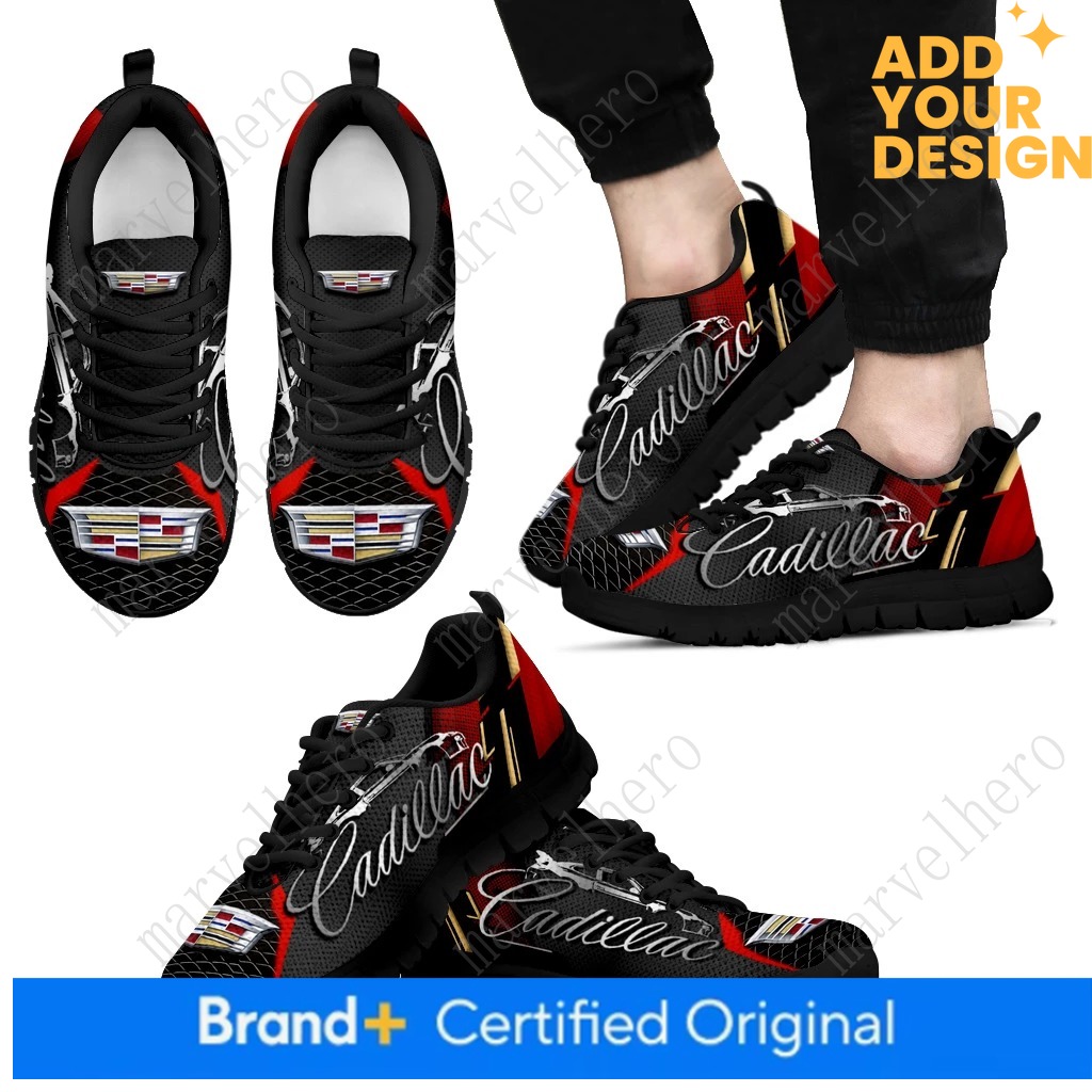 Cadillac Sports Shoes Mens Womens Sneakers Cartoon Anime Casual Custom High Quality Couple Shoes Unisex Casual Sports Shoes