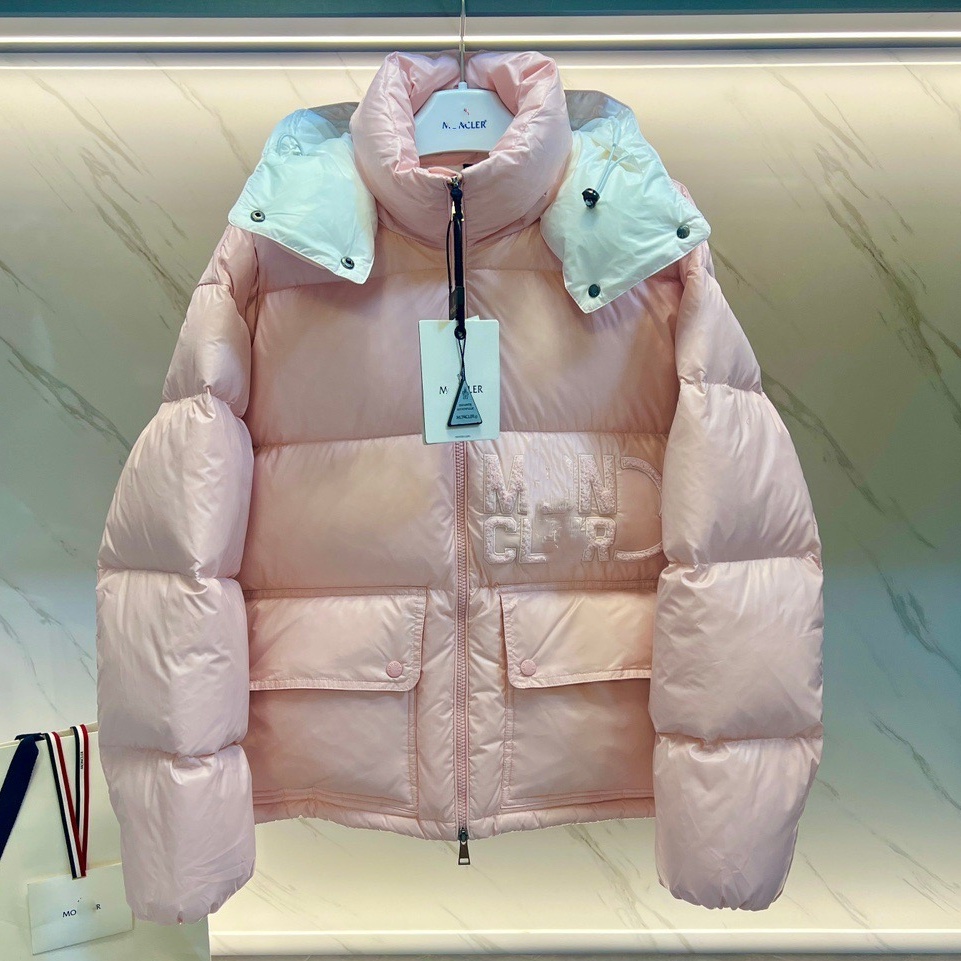 Jacket Women Puffer Designer Abbaye Jacket Winter Womens Pink White Black Down Jackets Outdoor Outerwear Hooded Down Jacket Coat Windproof