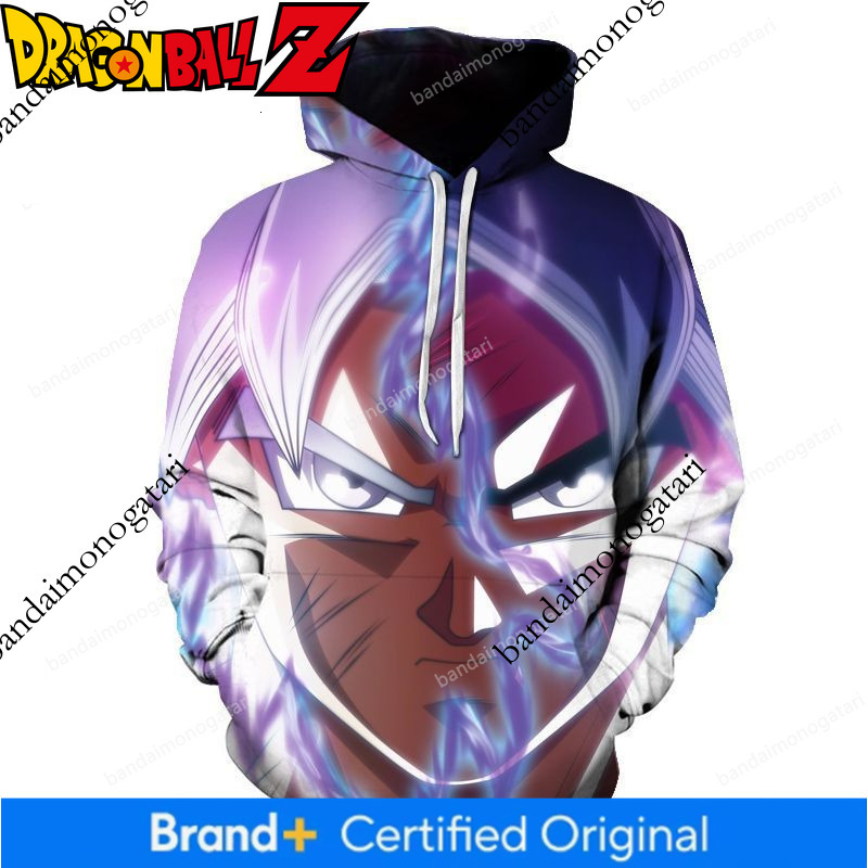 New AliExpress Hot Trendy Super Popular Anime Dragon Ball Series Sweatshirt Men 3D Digital Printing Factory Direct Sale fc61