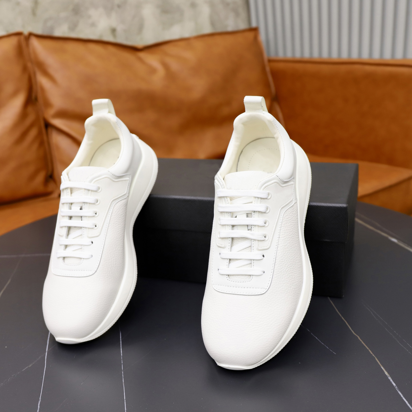 New Linea Rossa sneakers Men Leather Shoes Platform Breathable Casual Shoes Summer Citywalk Business Social Formal Shoes Sneakers Zapatos Hombre 202