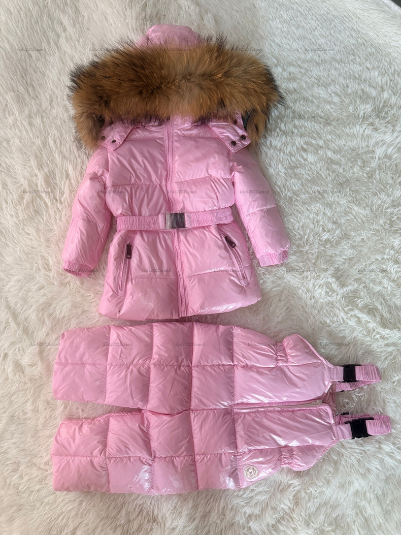 New baby down coat suits High quality Down filling Tracksuits Kids designer Clothes Winter Multi color jacket and down overalls A978X27N237