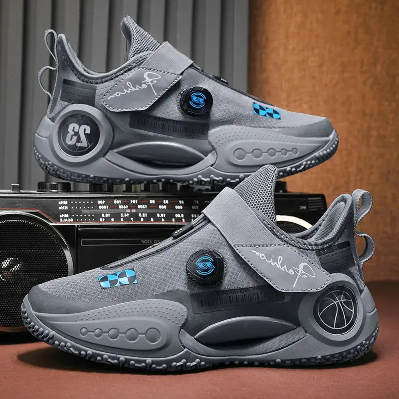 Men Shoes accessories High Quality Mens Sneakers Wearable Gym Training Sports Elastic Band Cushion Basketball Shoes For Man 79Ed Footwear