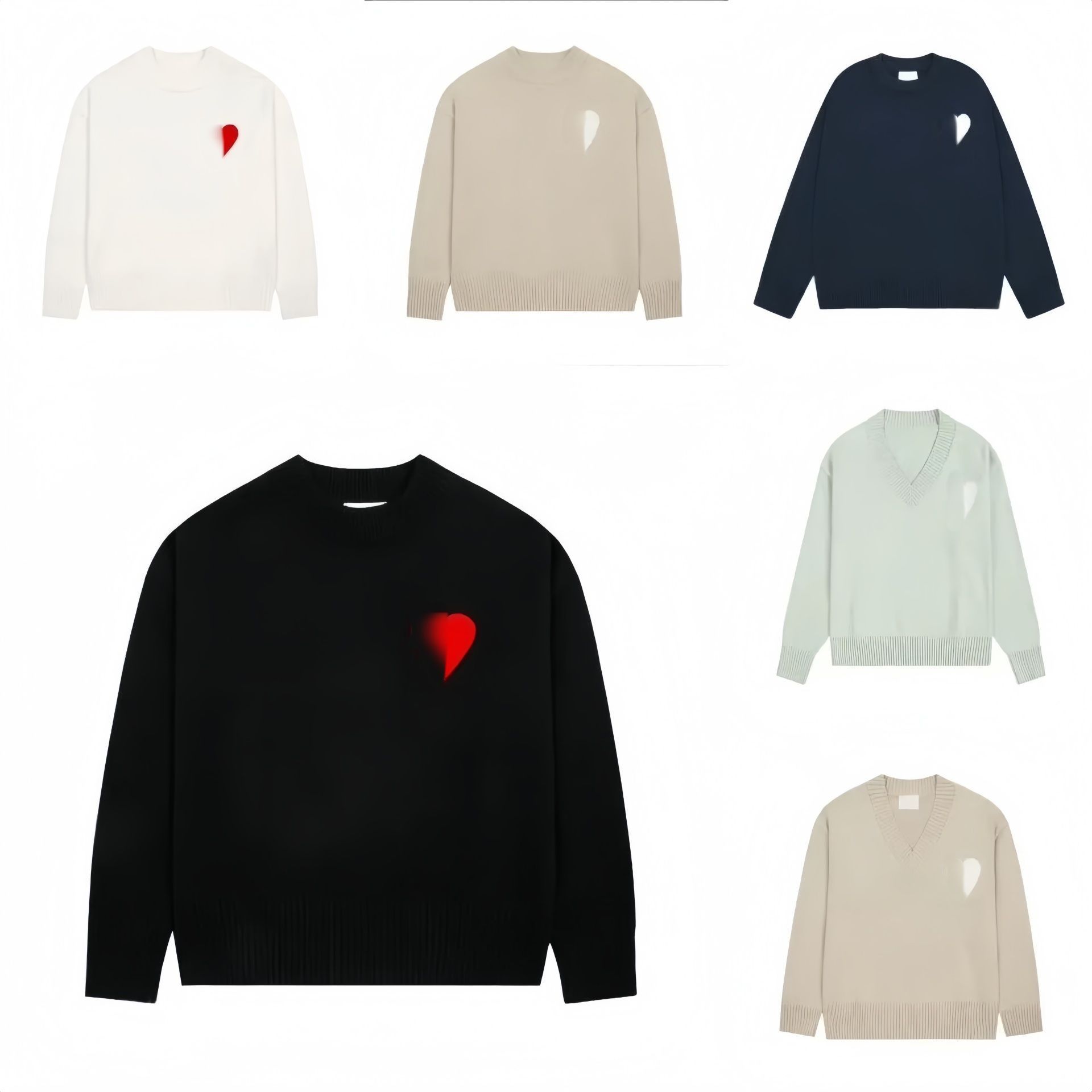 Paris Designer Jumpers Mens Sweater knitted Sweatshirts Women Cardigan Knit Sweats Shirts Cotton Crewneck Pull France Streetwear Fashion Knitwear He