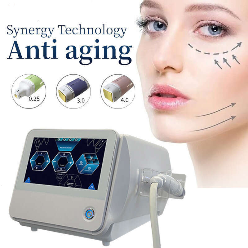 Ace New Upgraded Monopolar Rf Anti-Aging Skin Beauty Machine With 3 Tips 0.25Cm 3.0Cm 4.0Cm Skin Smooth Fine Lines Skin Rejuvenation Wrinkle Removal