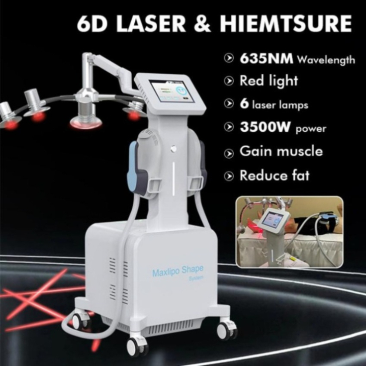 Slimming Machine 2 In 1 Non Invasive 360 Smart 6D Lipo Laser Slimming Hiemt Fat Removal Arms Body Zz.V1.1B
