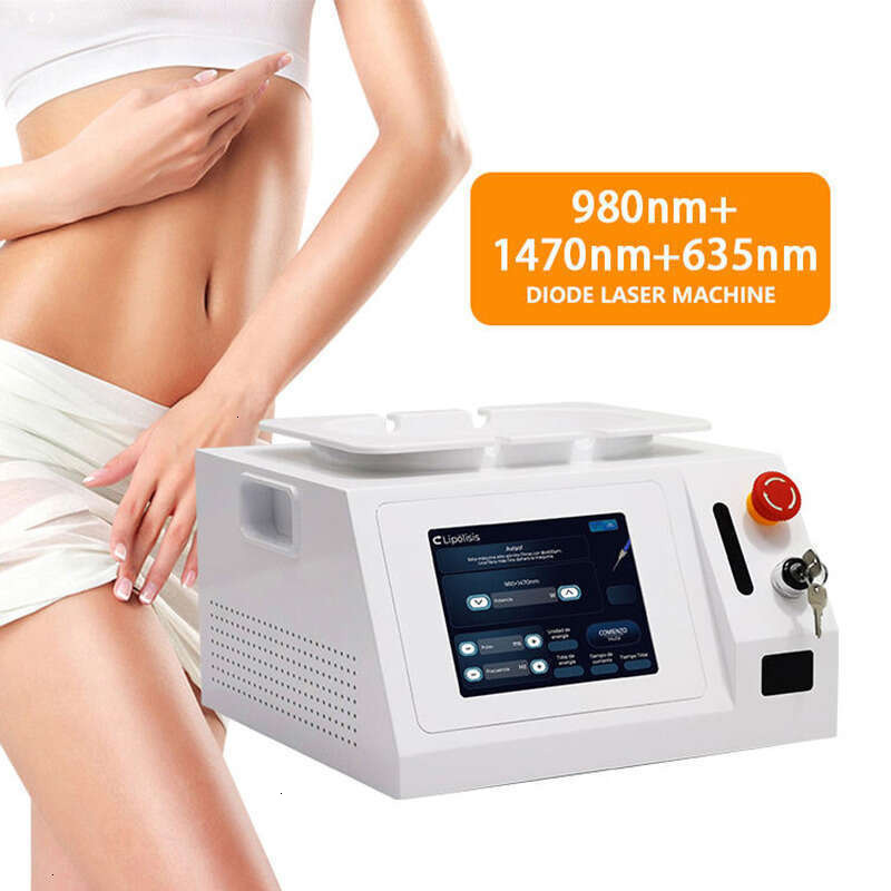 Ace Newest 980+1470+635Nm For Lipolysis Face Lifting And Body Slimming Fat Removal Liposuction Fat Dissolving Body Shaping Machine