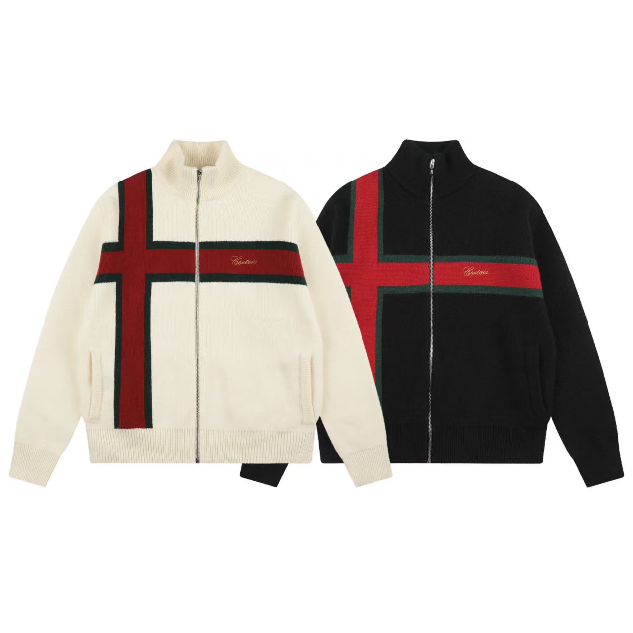 High-end designer best-selling trendy brand knitted embroidered street style couple fashion sweatshirt men's casual daily sweatshirt women'
