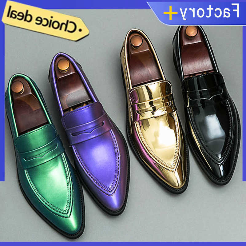 Men's Men Casual Leather Shoes Dress Shoes Slip On Leather Loafers Comfortable Office Wedding Casual Business Formal Shoes Male H260805