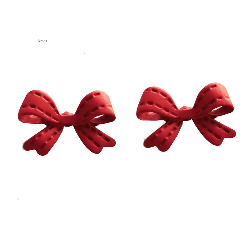 Korean bowknot sweet simple style for girls, trendy and ethereal earrings, 2026 new fashion earrings