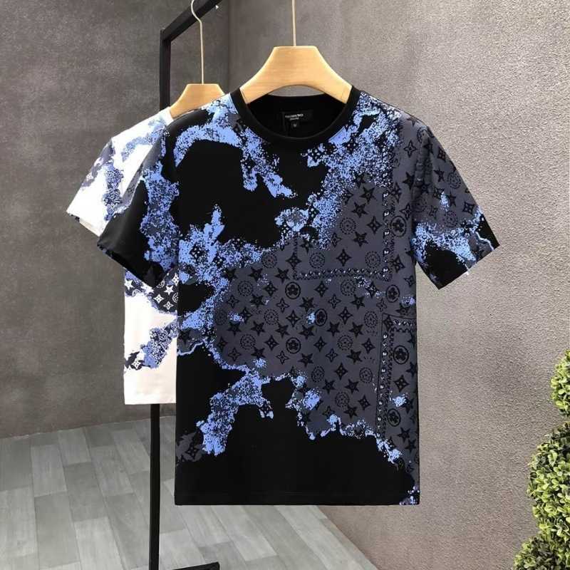2026 Designer New Summer Short Sve T-Shirt Slim Fit Crew Neck Top Trendy Casual dent Korean Style Fashion Men's Clothing D260805