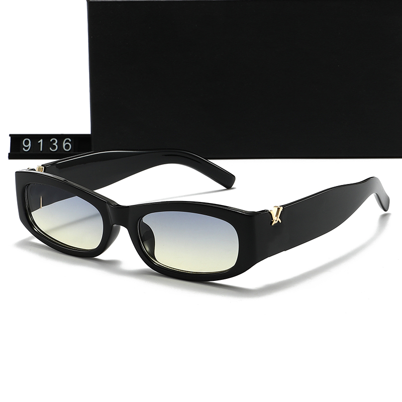 Designer sunglasses fashion polarized sunglasses UV resistant luxury sunglass men women Goggle Retro square sun glass Casual eyeglasses Top Qualily