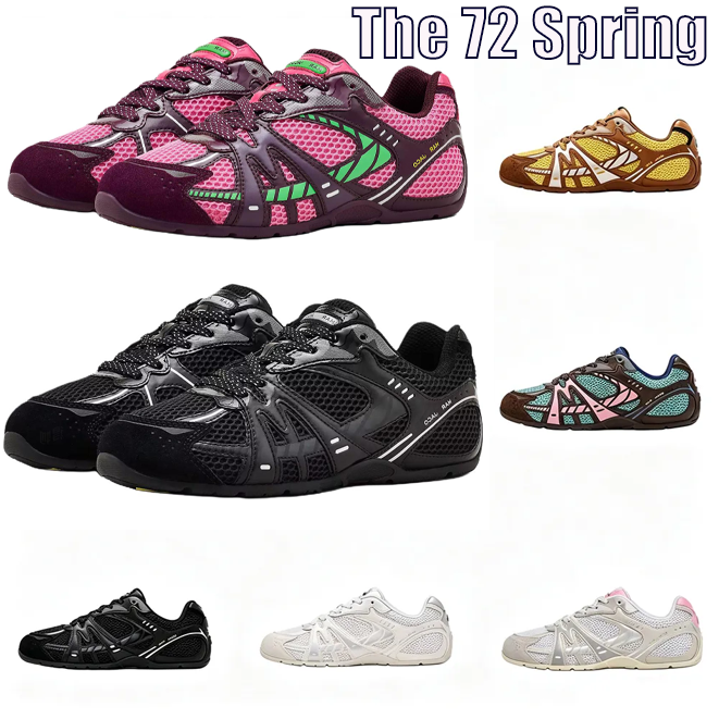 Designer sneaker Retro 72 Spring Mesh Sneakers Women Classic Letter Low-top Casual Sports Breathable