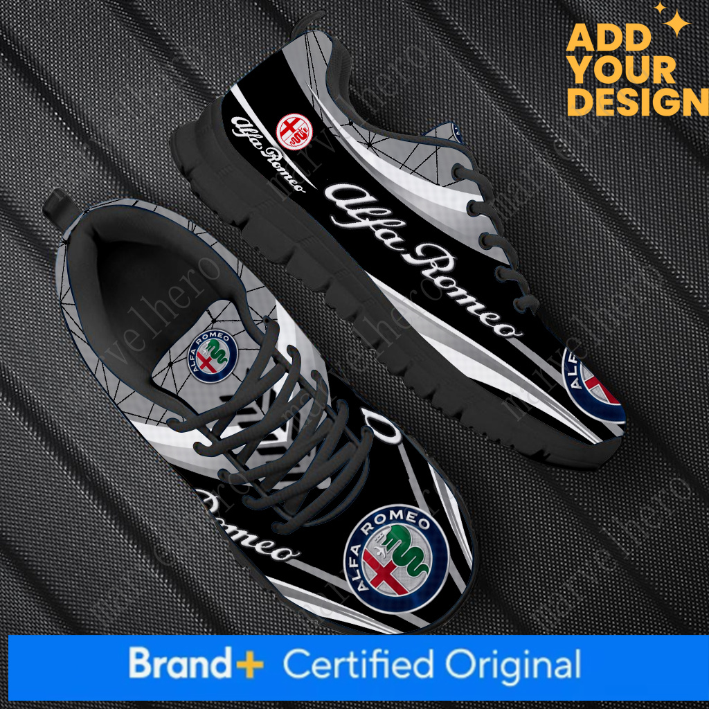 Alfa Romeo Sports Shoes Mens Womens Sneakers Cartoon Anime Casual Custom High Quality Couple Shoes Unisex Casual Sports Shoes