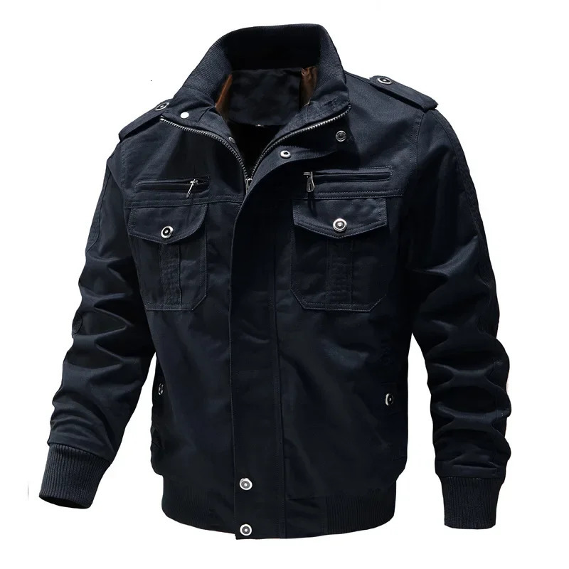 Autumn Men Multiple Pockets Cargo Jackets High Quality Male Cotton Outdoor Camouflage Casual Coats Tooling Jackets Size 6XL 260805