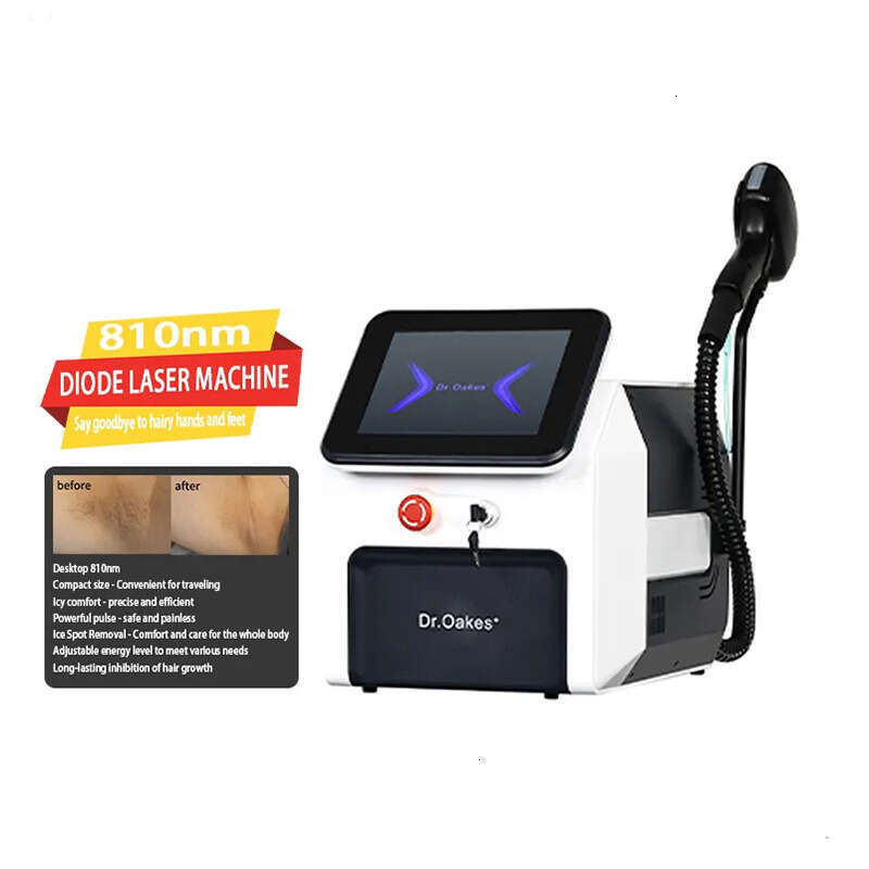 Hot Selling Portable 808Nm Diode Laser Painless Permanent Hair Removal Machine 755 808 1064 Hair Removal Depilation Ice Point Skin Cooling Laser Mac