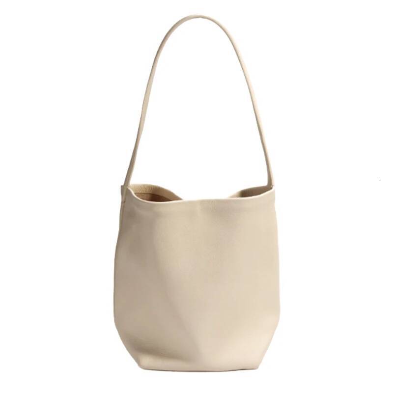 Bucket Large Women's Tote Shoulder Bag Luxury Designer Genuine Leather Handbag Japanese Popular Soft Row Suotong0805