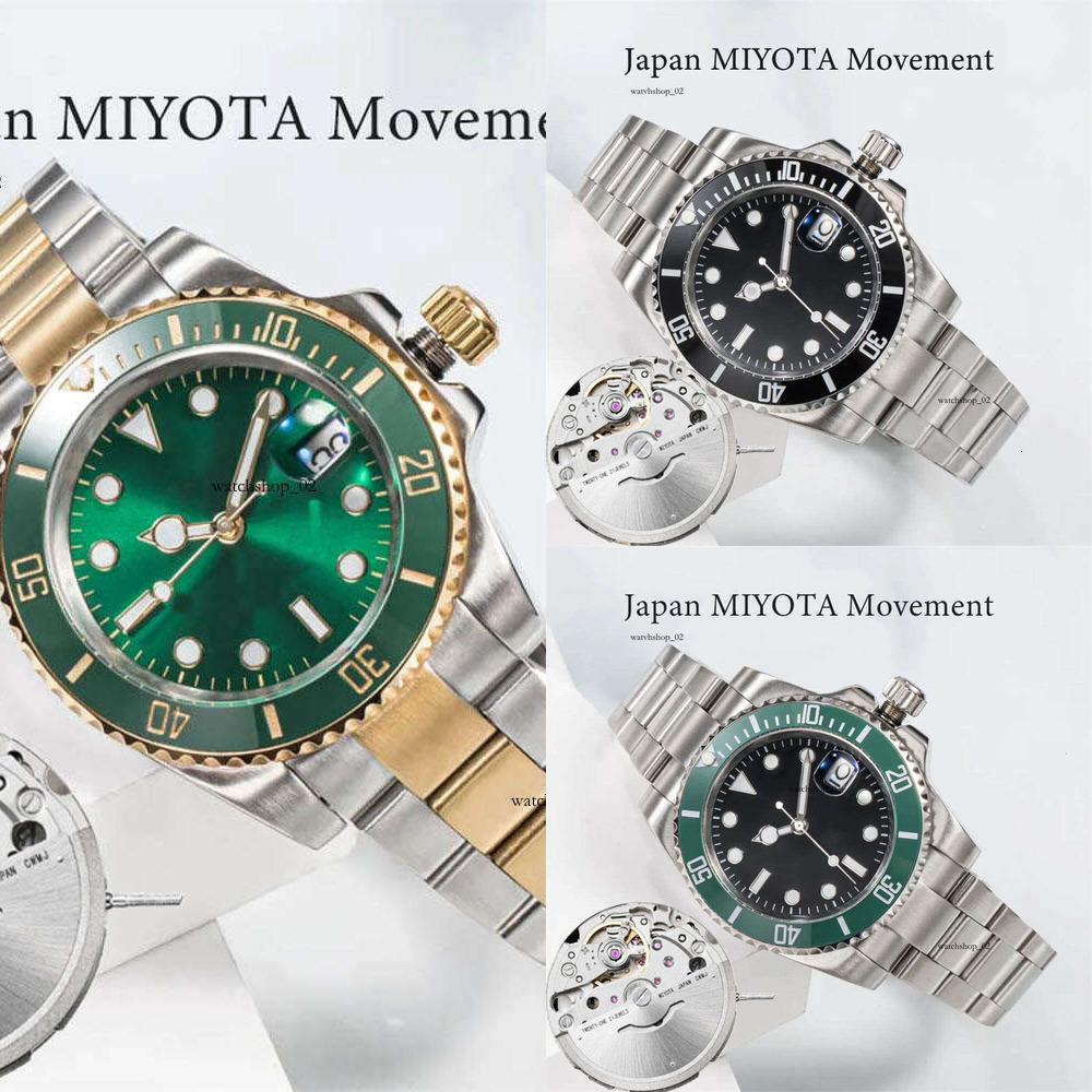 automatic mechanical watches mens high quality 41mm sapphire glass higher version stainless steel casewith box b3