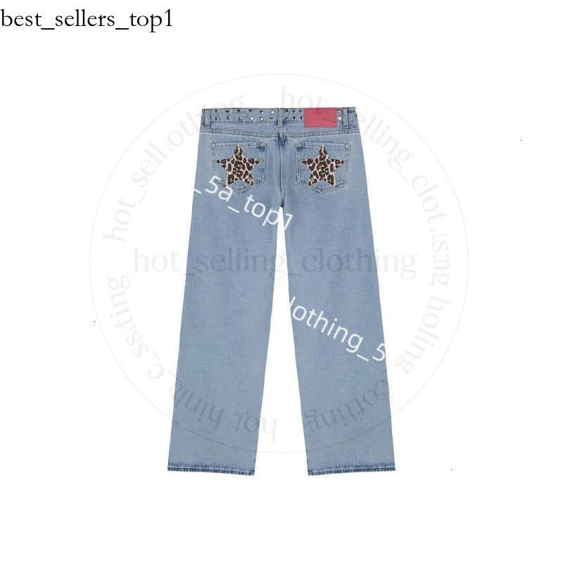 Designer One Dilemma Street Fashion High Qualityblack Perforated Letter Star Patch Slim Fit Hotfix Rhinestone Elastic Straight Cut Jeans For Women d