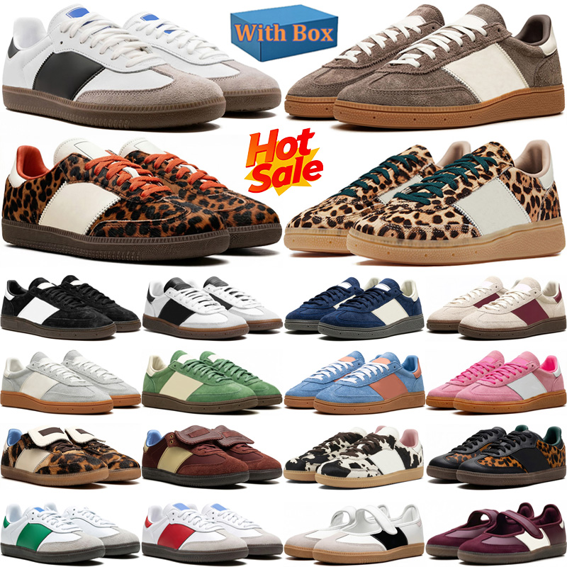 with box designer casual shoes for men women White Black Gum Earth Strata Leopard Pink Blue mens trainers outdoor sneakers chaussures baskets sca