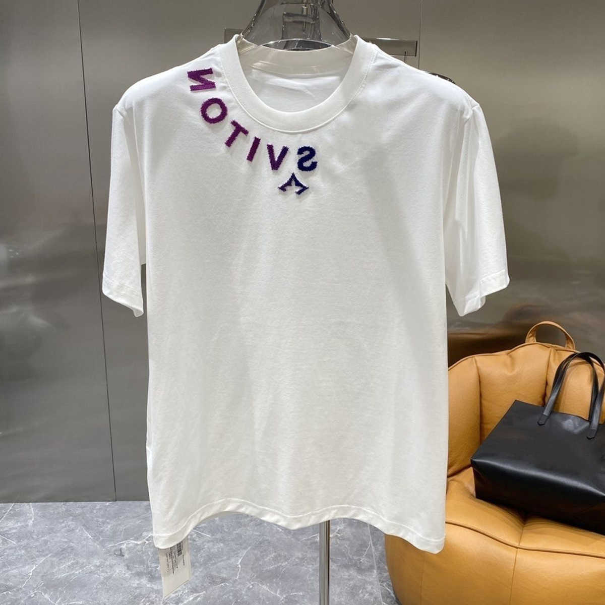 Womens Men T Shirt Men Women Letter Print Casual Tshirts Short Sve Fashion Mens Tees oversized Size S-2XL D260805