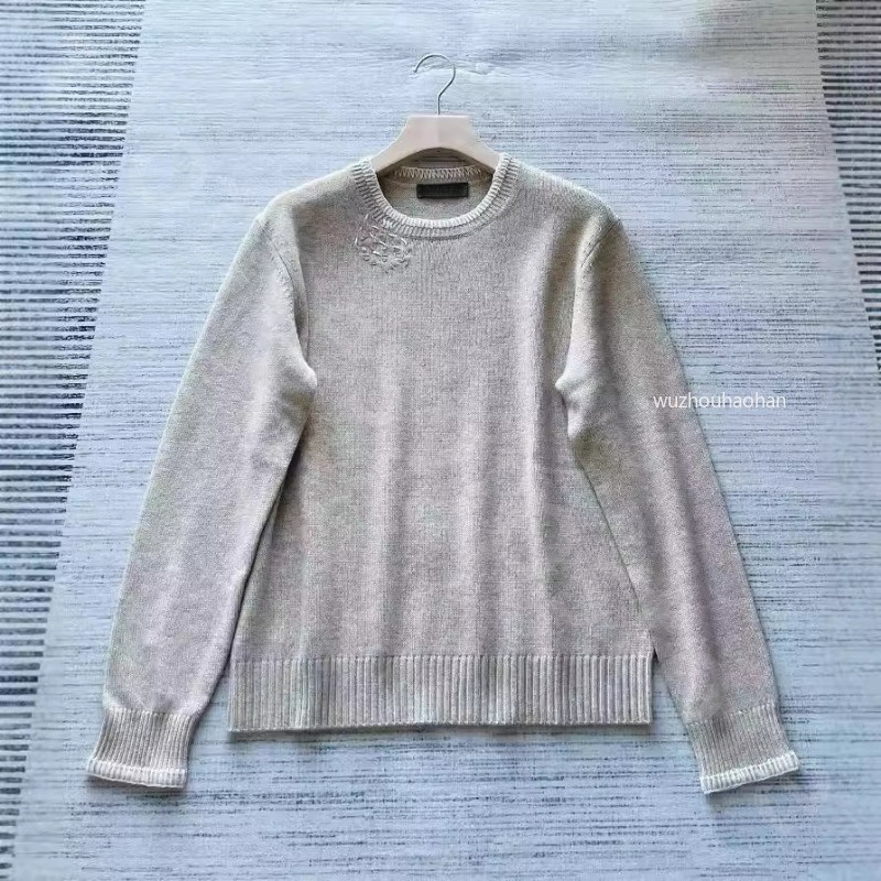 LP Women Sweaters Winter 100% Cashmere Round Neck Pullovers Slim Fit Casual Long Sleeve Tops L1289