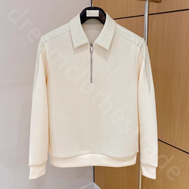 LP Autumn and Winter Wool Blended Knitted Long Sleeve Mens Lapel Leisure Sweater L1289