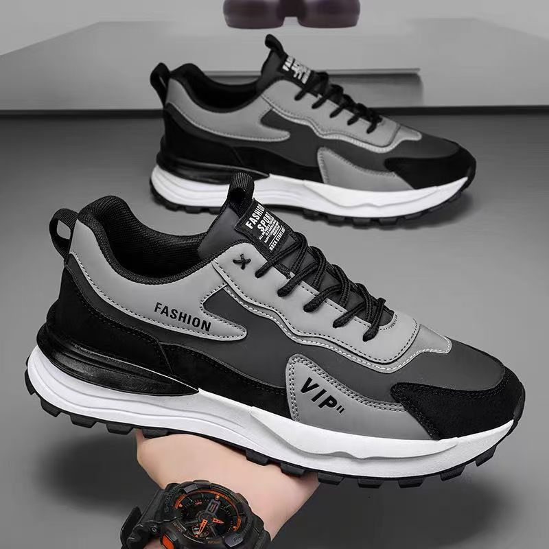 Men's shoes, sports shoes, new style, spring casual shoes, winter work shoes, office shoes, leather surface, water-resistant, anti-slip, safety