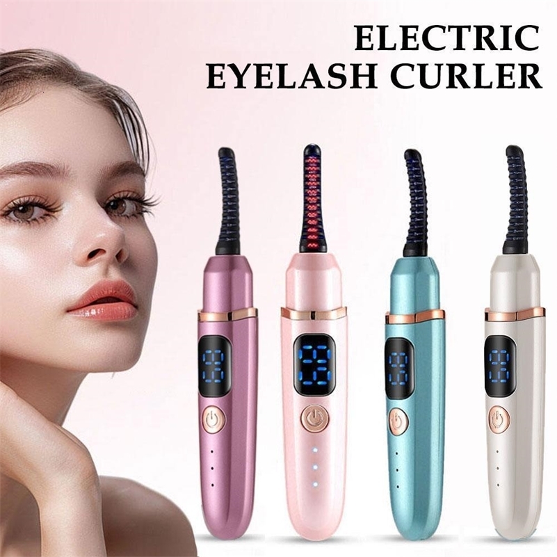 Electric Eyelash Curler Long-lasting Styling 3 Heat Settings LED Light Type-C Charging Heated Eyelash Curler Makeup Tool 260715ww