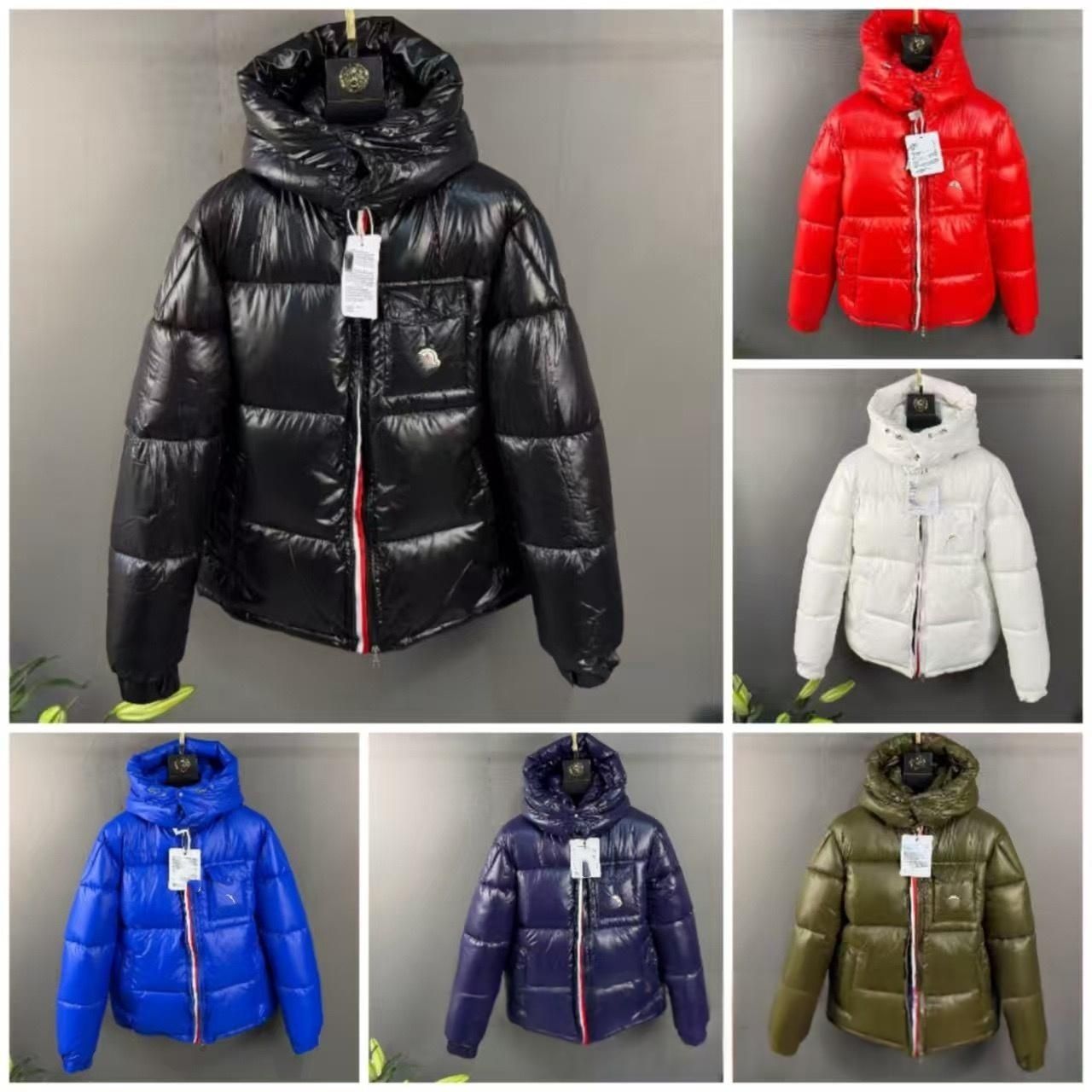 Monclorr Jacket Men Puffer Jacket Doudoune Mens Designer Jacket Winter Warm Windproof Down Jacket Shiny Matte Material M-5XL Couple New Fashion Desi