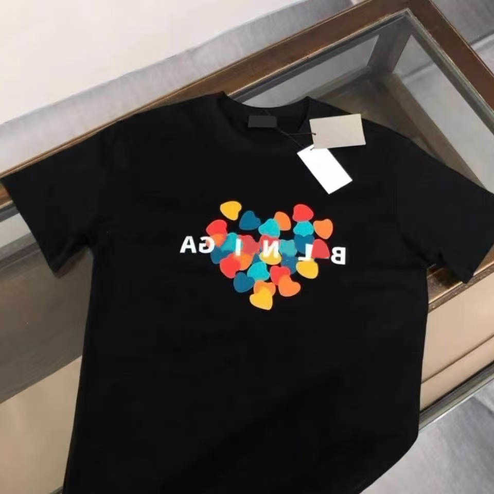T-Shirts Men's mens designer summer t shirts cotton letter print tshirts mens and womens same style casual loose round neck shor D260805
