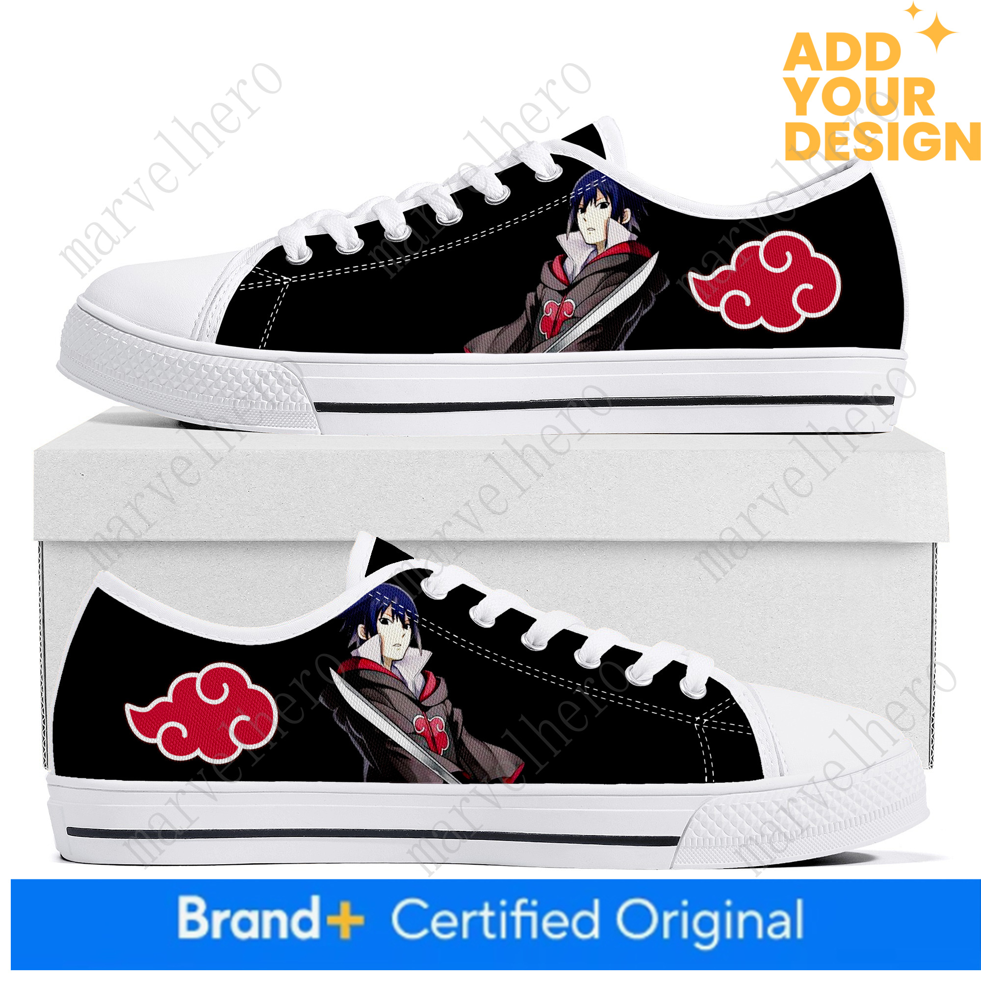 Sasuke Uchiha Sasuke Uchiha Low Top Shoes Mens Womens Teenager Cartoon Anime High Quality Canvas Sneaker Casual Unisex Couple Shoes Custom Shoe