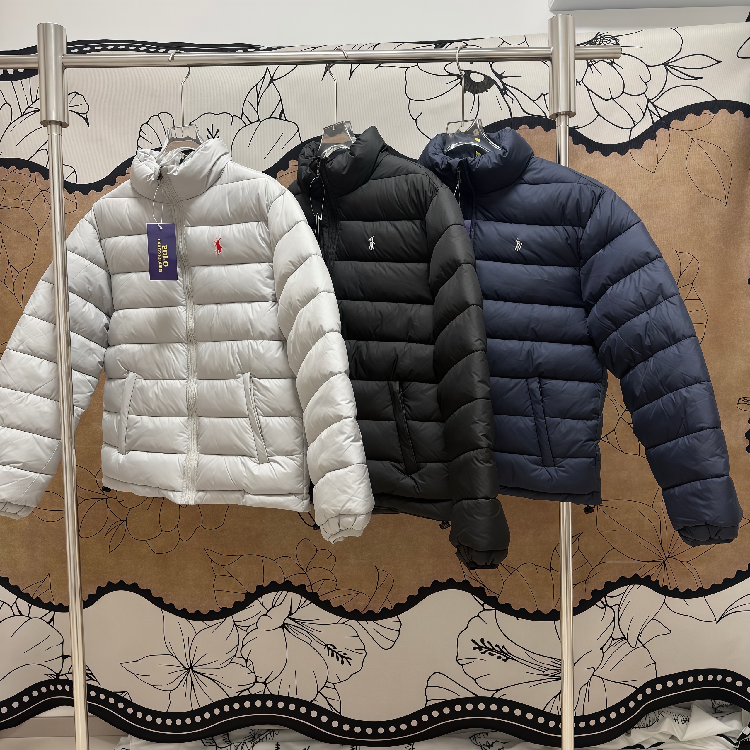 Mens Puffer replhlaurin Jacket Winter Jacket Winterjacke Mens Coat Mens Jacket Coats Designer Men Hooded Zipper Winter Polo Puffer Designer Puffer J