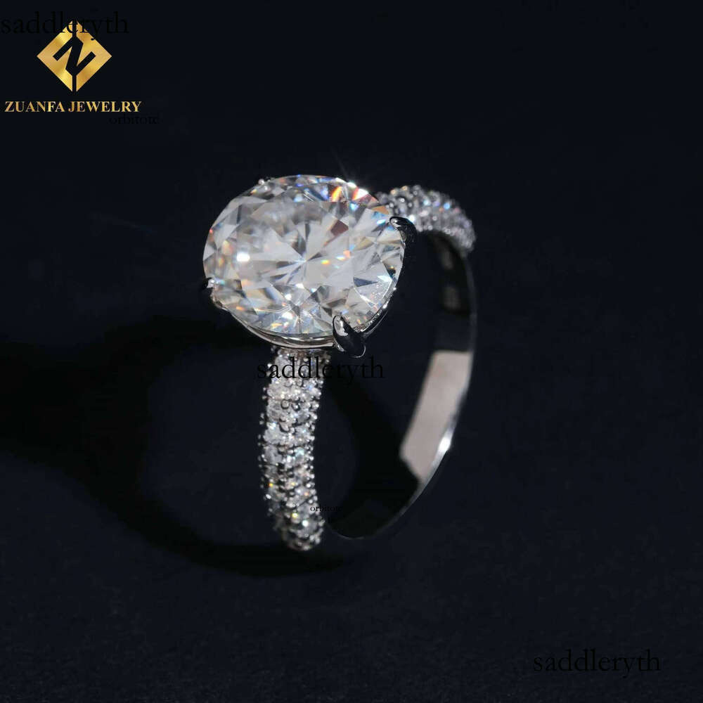 Wholesale Price VVS Moissanite Sier Rings Daily Jewelry Dia Engagement Wedding Ring for Women Men 0a