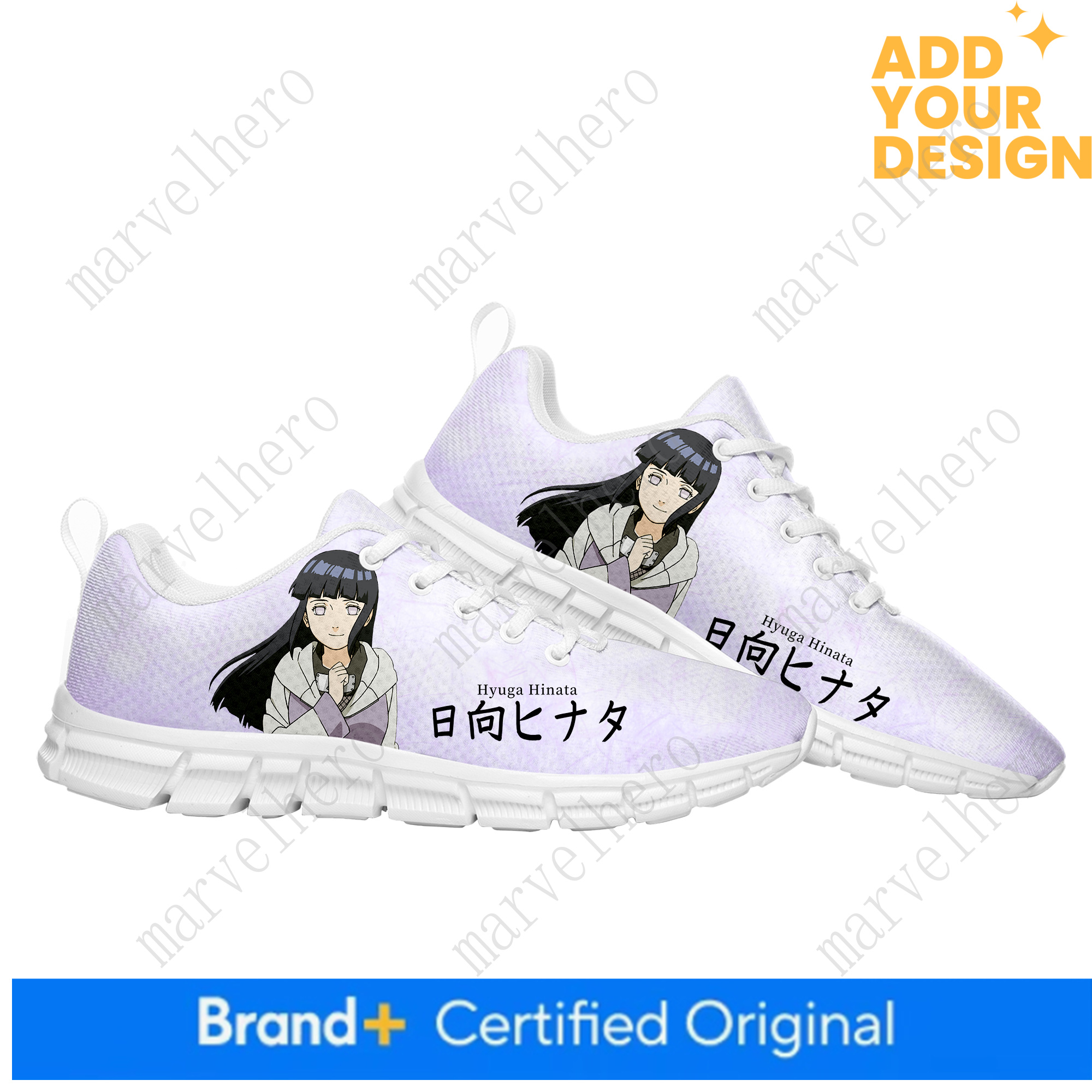 Sasuke Uchiha Hinata Hyuga Sports Shoes Mens Womens Teenager Cartoon Anime Sneakers Casual Custom High Quality Couple Shoes Fashion Unisex Casual Sh