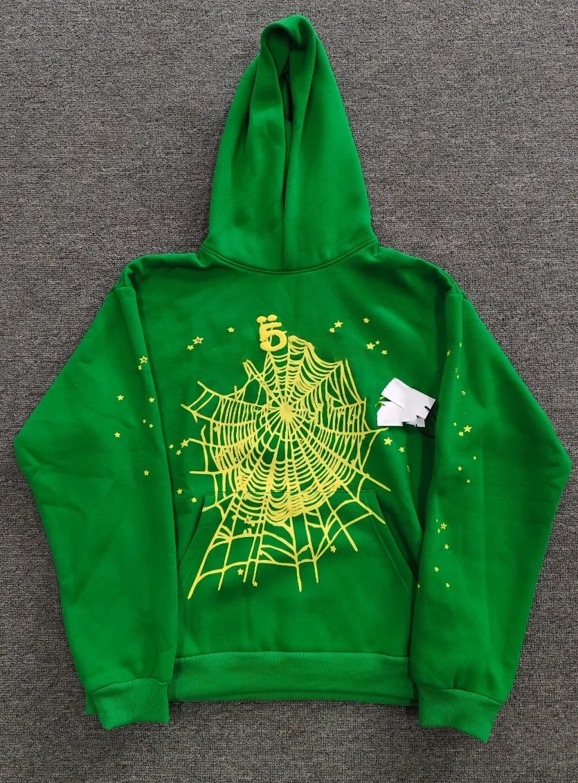 Designer spider Hoodie Oversized Tracksuit Graffiti Letter Print Hoodie young thug Sweatpants Set Vintage Y2K Hip Hop Streetwear Unisex Casual Daily