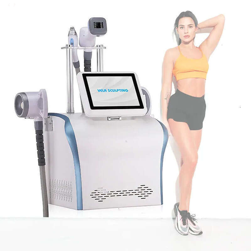 Professional 4 Handles Velaslim Vela Body Sculpting Rf Cellulite Rolling Fat Removal Massage Velashaping Vacuum Roller Face Lifting Machin