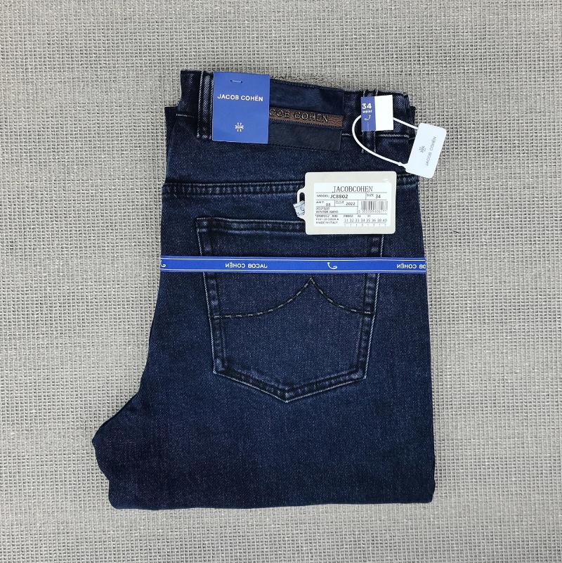 Men's Jeans BLSK CPRT Thick Cotton Men 2026 Autumn Winter Embroidery Business Fashion Zipper Straight Big Size 30-40 Long Pants