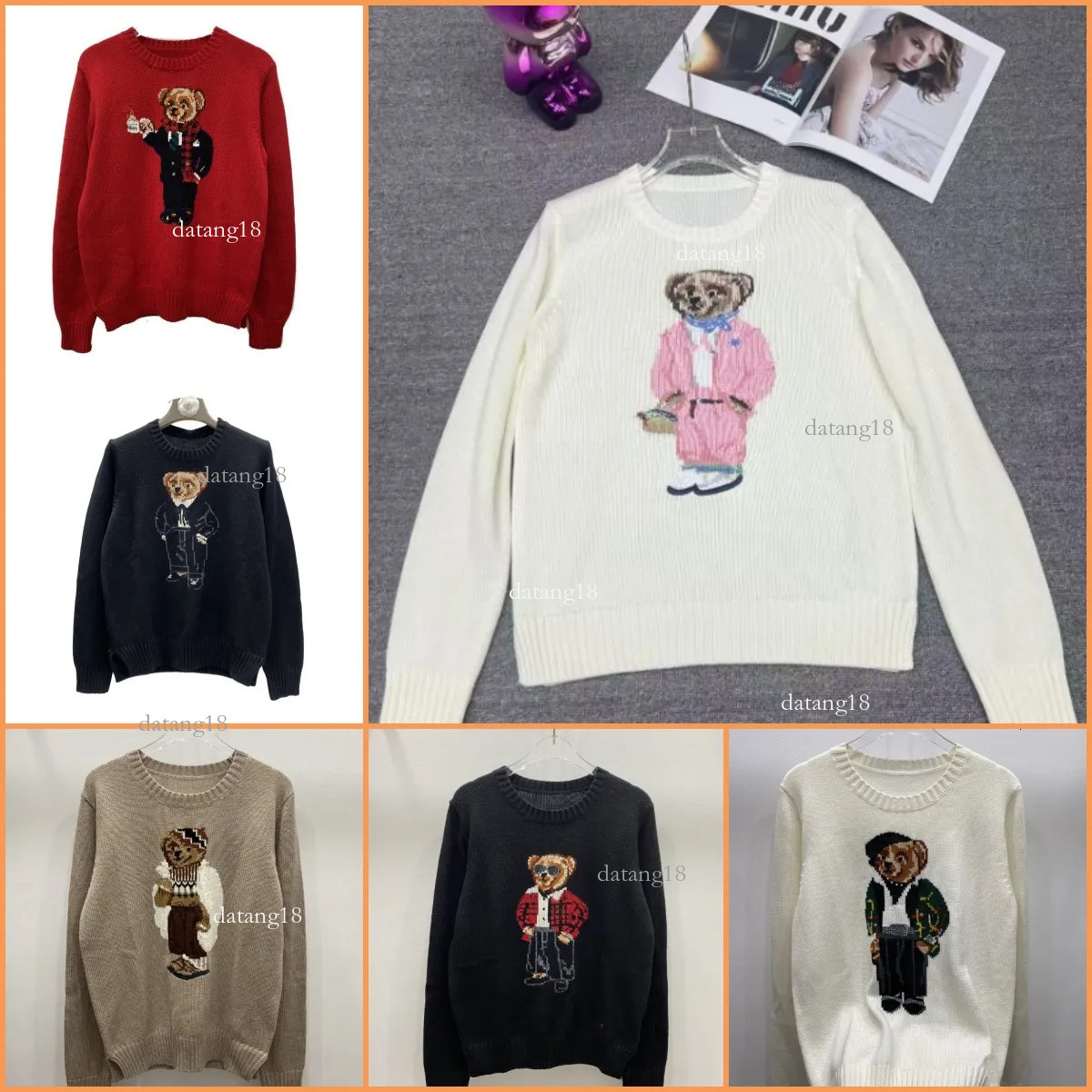 Women's Sweaters Knitted polo Hoodies Sweatshirts Womens Polo Pullover Hooded Hoodie Solid Cotton Loose Sweater Casual Wear 250