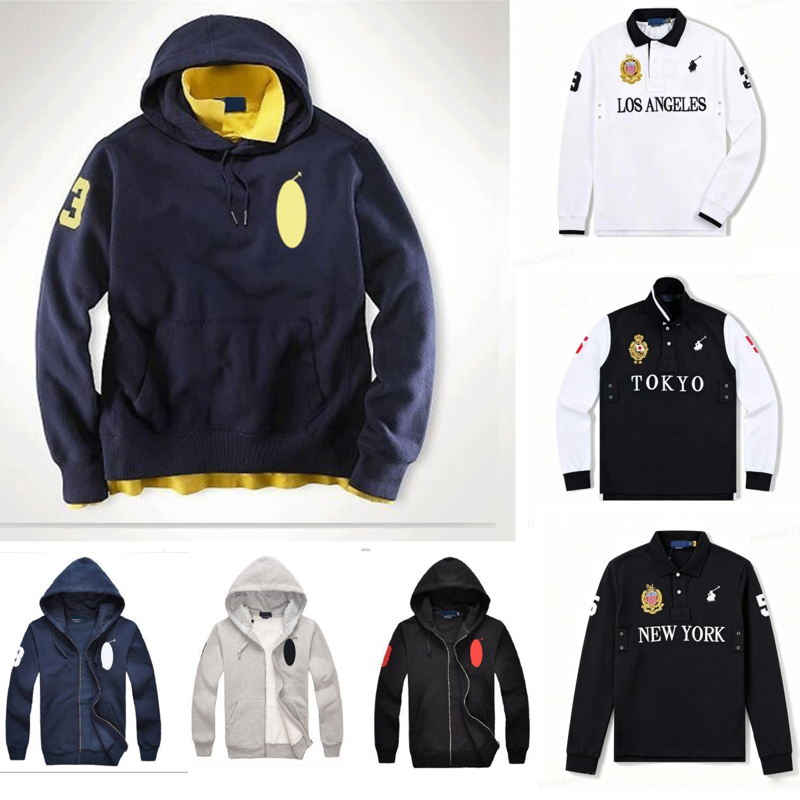 Polo hoodie designer mens hoodies Cotton High Quality Sweatshirts clothes Zipper Sweatshirt Polo Hoodies Casual fashion Pullover Hooded letter O nec