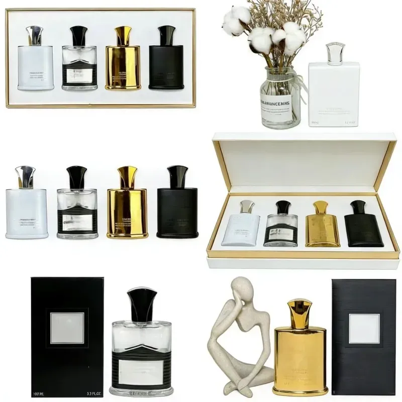 USA 3-7days delivery free shipping Perfume Designer Perfume 30ml*4 Set Fragrance Cologne for Men Long Lasting Good Smell High Quality Spray with Gif