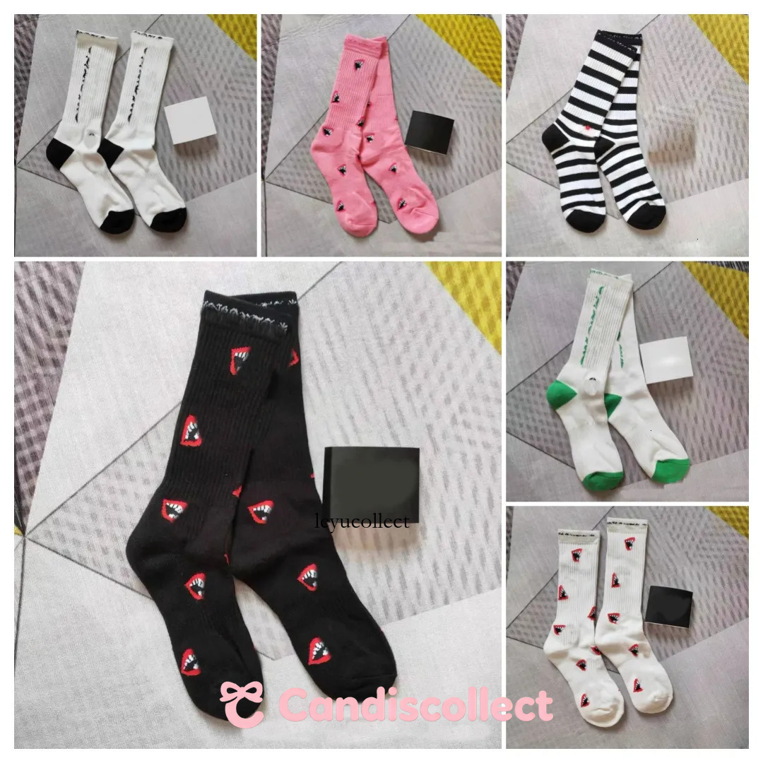 cross sock Premium autumn winter warm mens womens white long personalized embroidery designer sports socks brand wholesale ch socks e3e