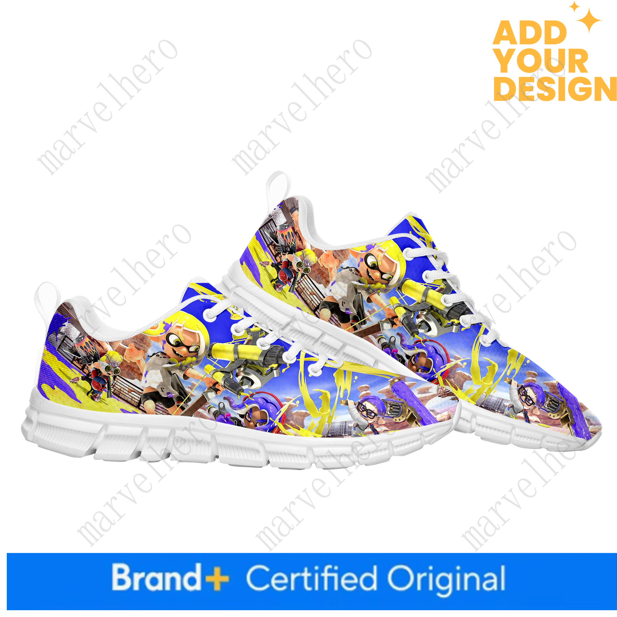 Splatoons Sports Shoes Mens Womens Teenager Cartoon Games Sneakers Casual Custom High Quality Couple Shoes Fashion Unisex Casual Shoes