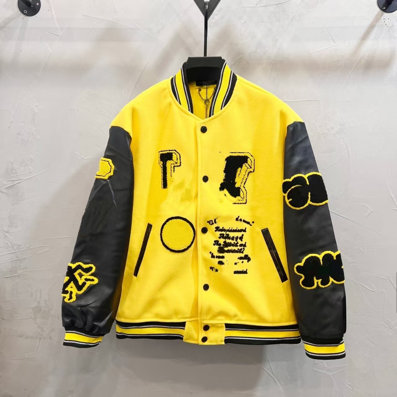 Mens women Jackets Long Sleeve Green Baseball Jacket Fashion Brand Jacket designer campus winter high quality jackets baseball jacket trend brand le