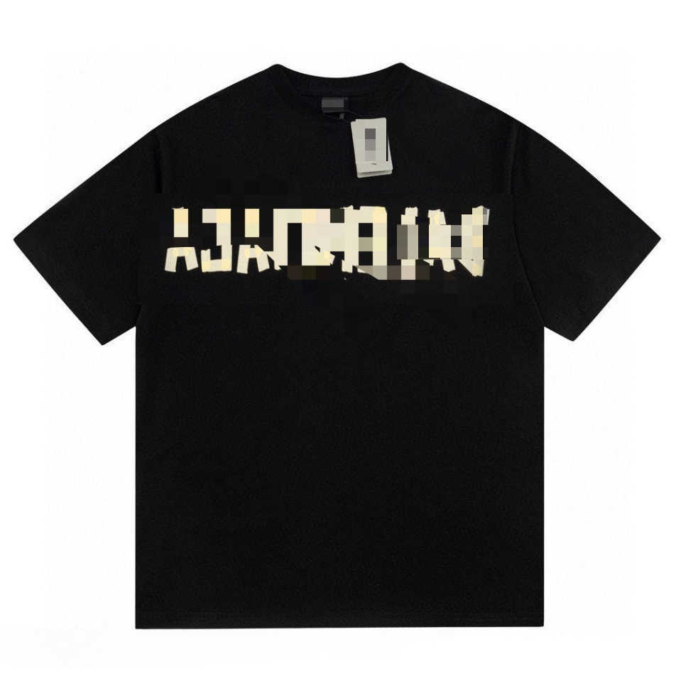 Summer Designer New Letter Printed Couple's Casual Loose Men's and Women's Same Short Sve T-shirt Size S-3XL D260805