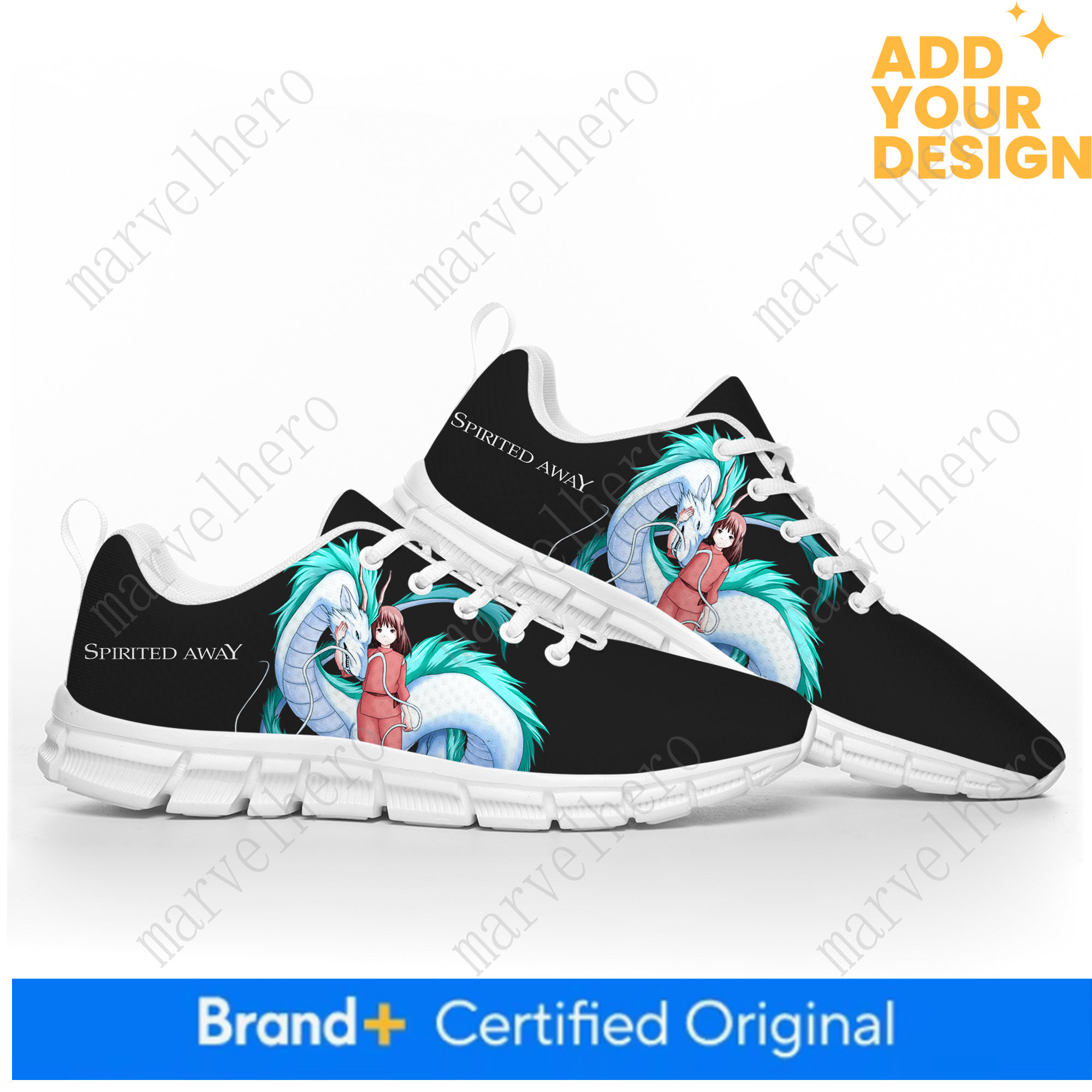 Spirited Away Sports Shoes Mens Womens Teenager Cartoon Anime Sneakers Casual Custom High Quality Couple Shoes Fashion Unisex Casual Shoes