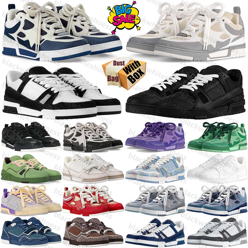 With Box Designer vittonnshoes Trainer Sneaker skate Sport Shoes for mens womens chaussure chaussures schuhe scarpe trainers schoenen d h gate baske