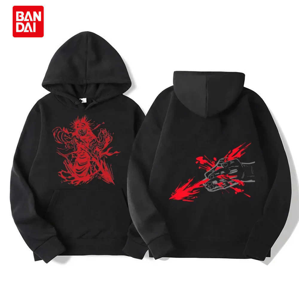 Bandai Vintage Jujutsu Kaisen Choso Hoodie Anime Sweatshirt Winter Warm Harajuku Streetwear Men Women Top Casual Clothing L260805CMR8