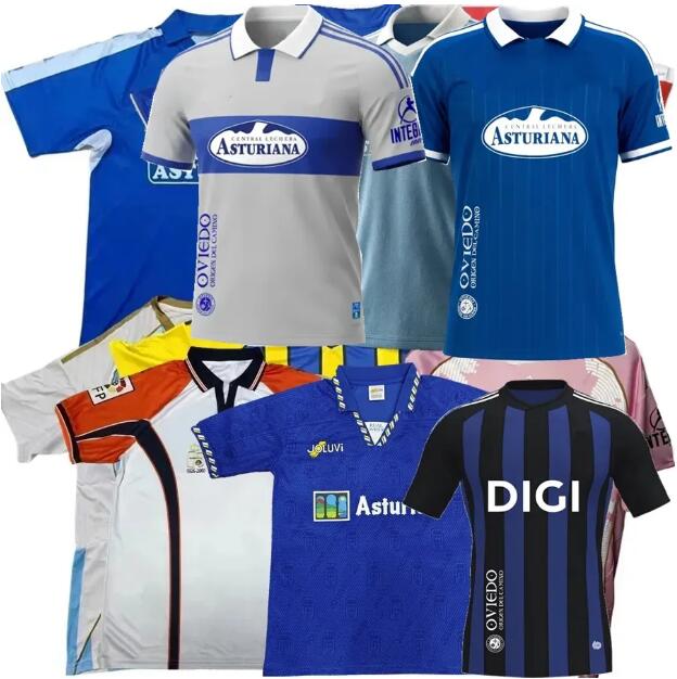 Real Oviedo 2026 2027 Retro Classic 1990 91 92 93 95 96 97 98 99 Soccer Jerseys ILYAS HASSAN F.VINAS S.CAZORLA DENDONCKER E.BAILLY CARMO football