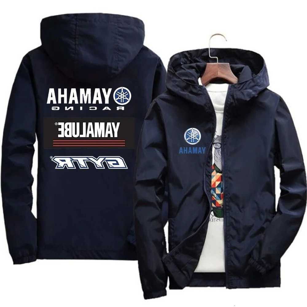 Yamaha 2026 Men's GYTR Windproof Hooded Motorcycle Jacket Outdoor Sports Enthusiasts Zipper Closure Men's FashionT260806